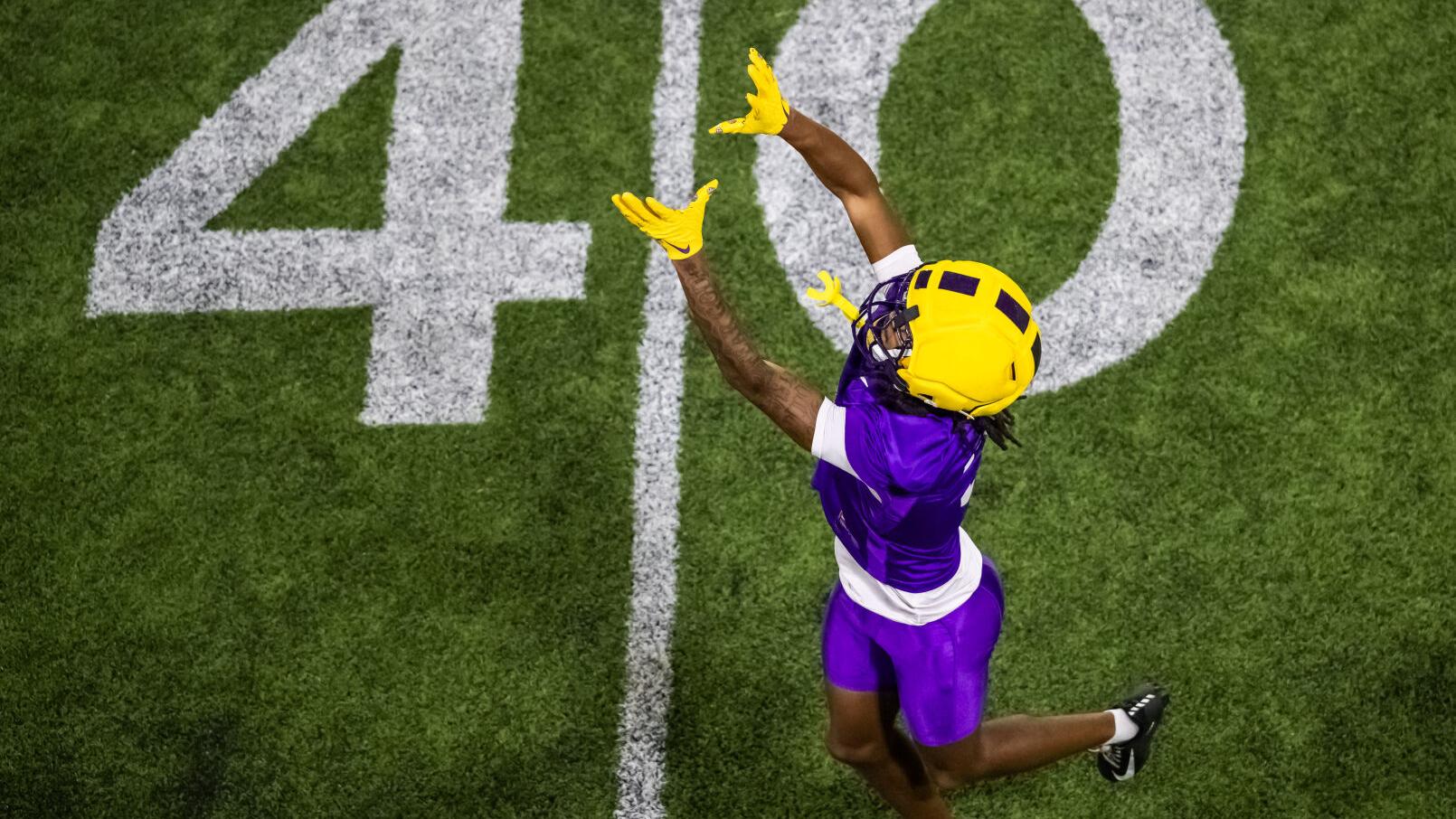 Photos: LSU football practices Friday morning with 2025 season quickly approaching